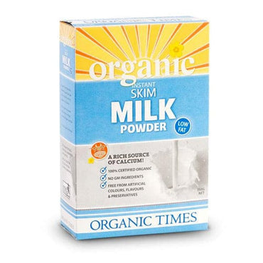 Organic Times Organic Skim Milk Powder 350g